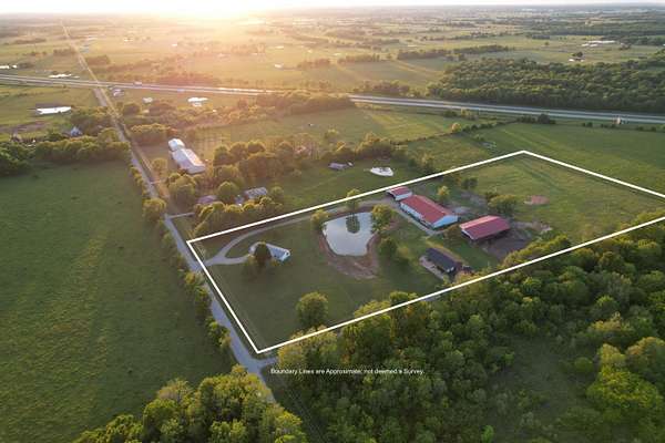 10 Acres of Land with Home for Sale in Mount Vernon, Missouri