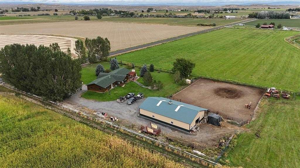 40 Acres of Agricultural Land with Home for Sale in Powell, Wyoming