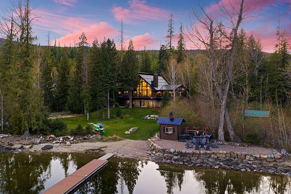4.9 Acres of Land with Home for Sale in Bigfork, Montana