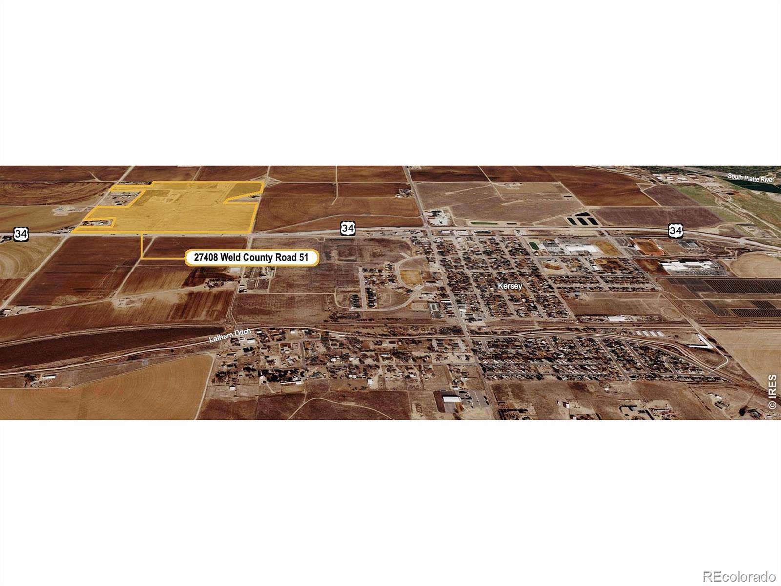 134 Acres of Land for Sale in Kersey, Colorado