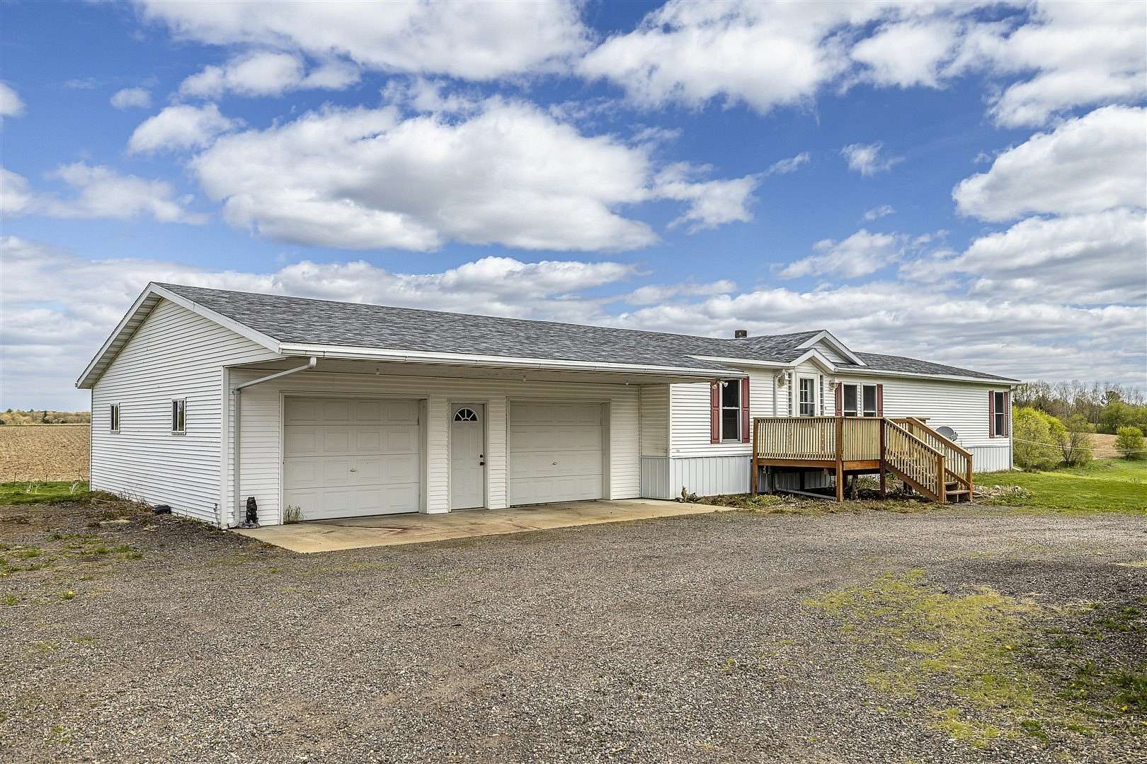 11 Acres of Land with Home for Sale in Alma Center, Wisconsin