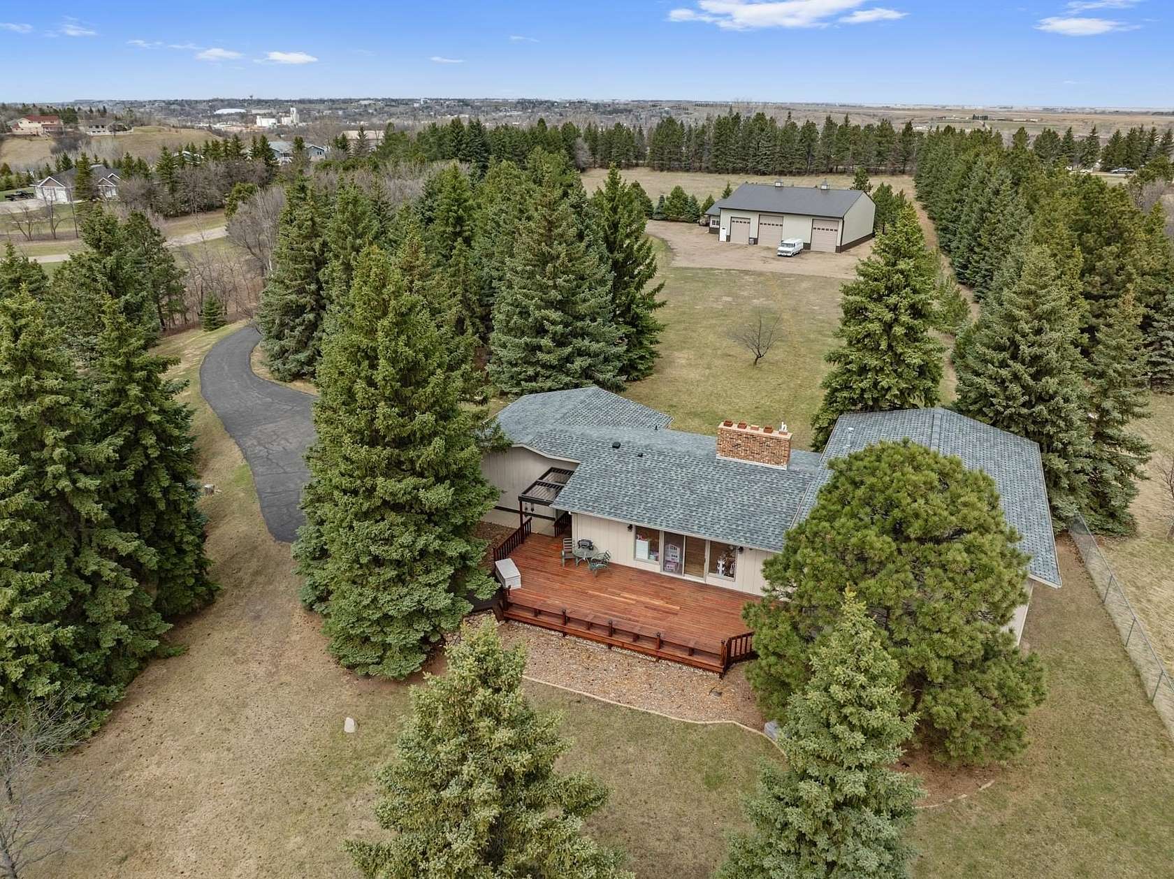 4.15 Acres of Land with Home for Sale in Minot, North Dakota