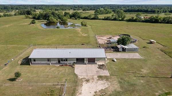 38.9 Acres of Land with Home for Sale in Lovelady, Texas