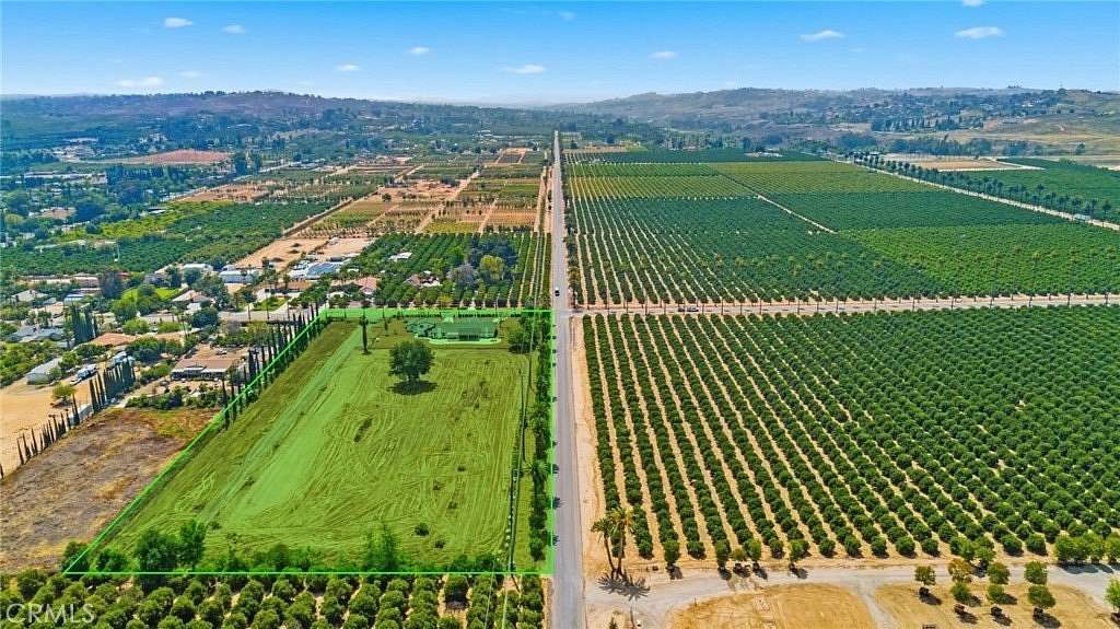 5 Acres of Land with Home for Sale in Riverside, California