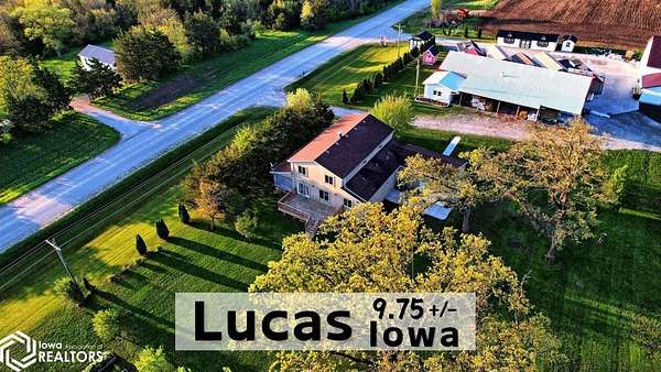 9.75 Acres of Land with Home for Sale in Chariton, Iowa