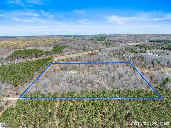 10.2 Acres of Recreational & Residential Land for Sale in Kalkaska, Michigan