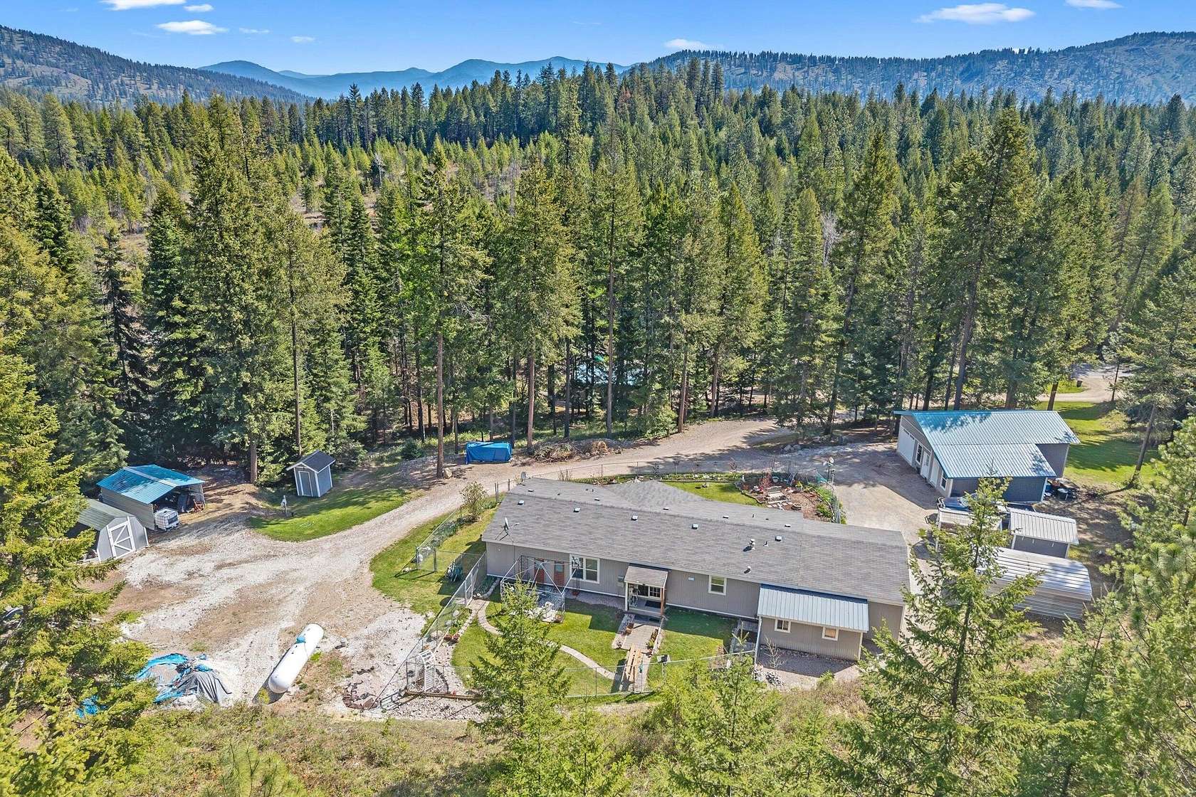 26.2 Acres of Recreational Land with Home for Sale in Chewelah, Washington