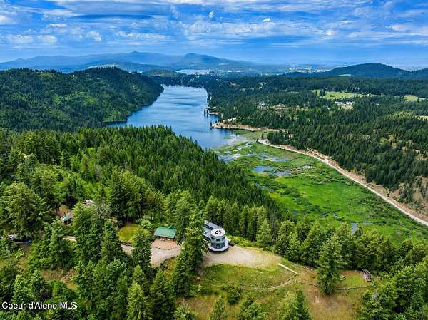 20.2 Acres of Recreational Land with Home for Sale in Coeur d'Alene, Idaho