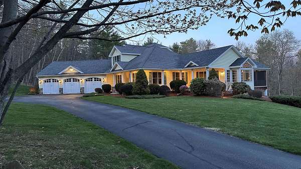 8.73 Acres of Land with Home for Sale in Canterbury, New Hampshire