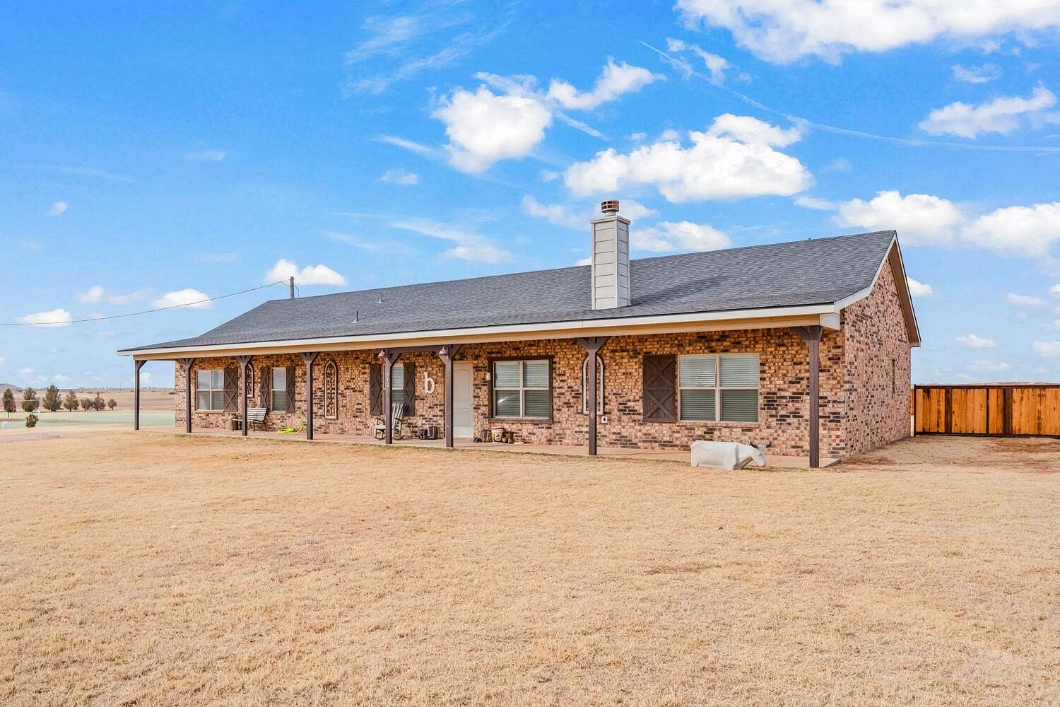 10.3 Acres of Land with Home for Sale in Tahoka, Texas