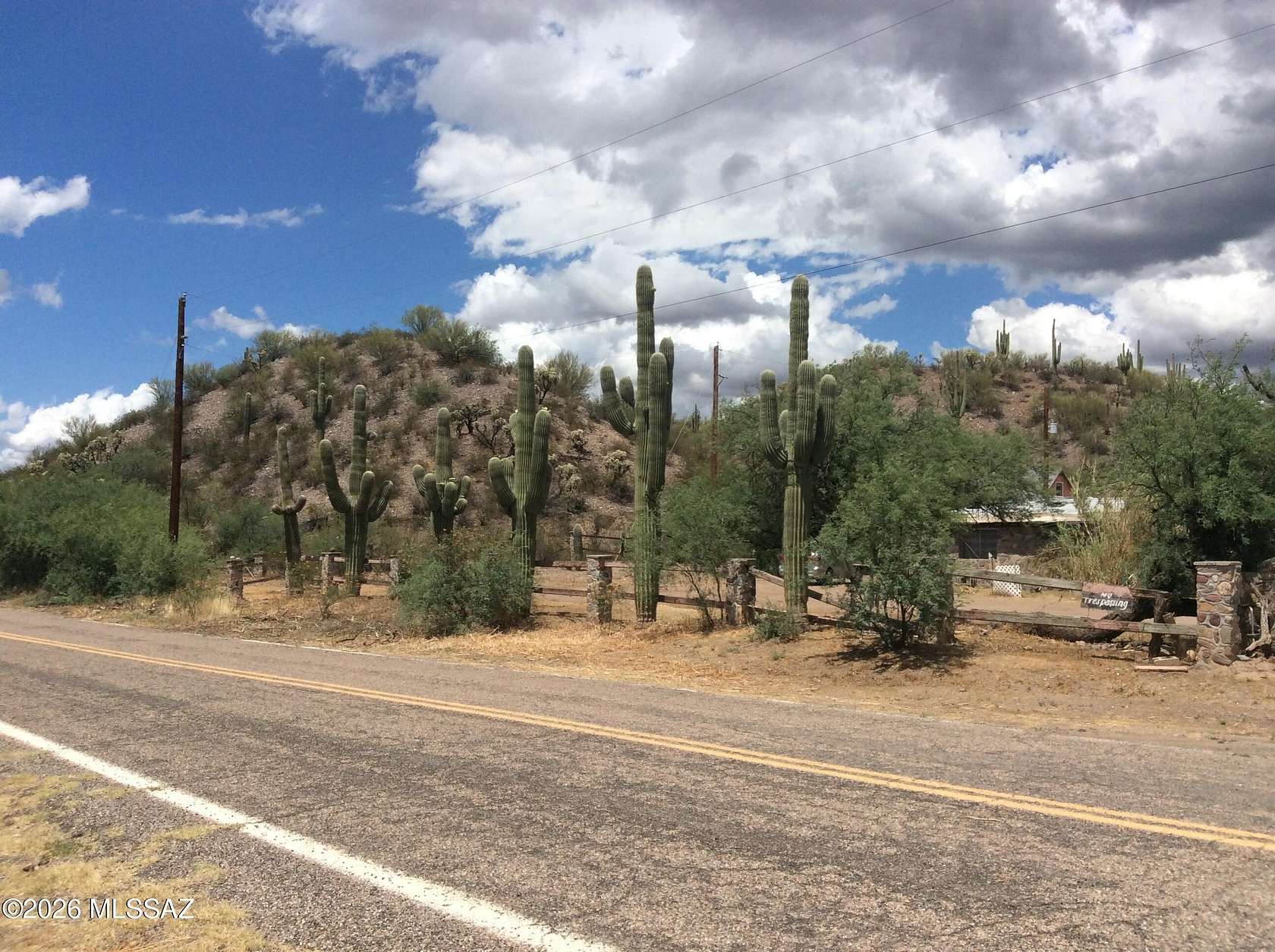 5 Acres of Land with Home for Sale in Mammoth, Arizona