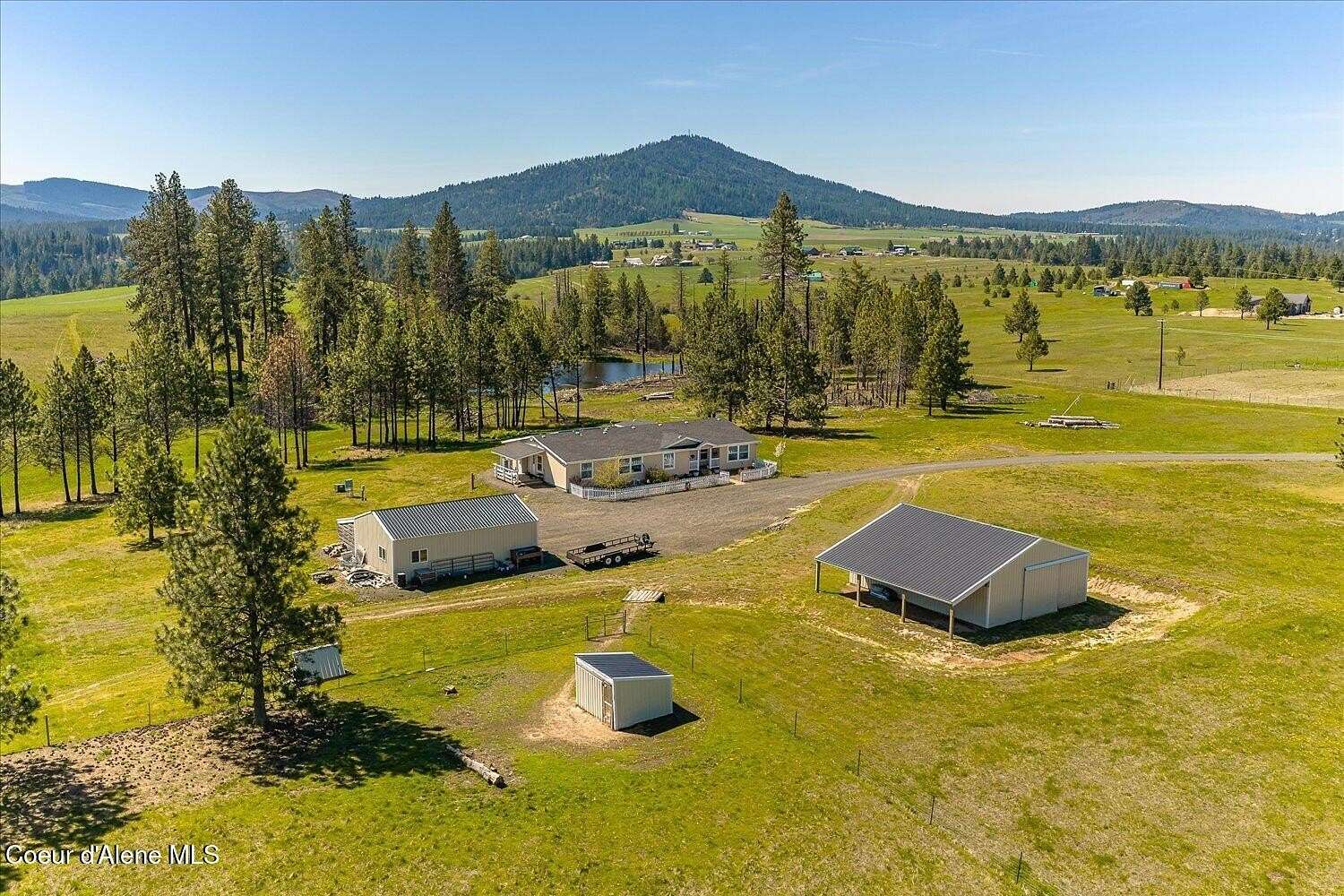 20 Acres of Land with Home for Sale in Plummer, Idaho