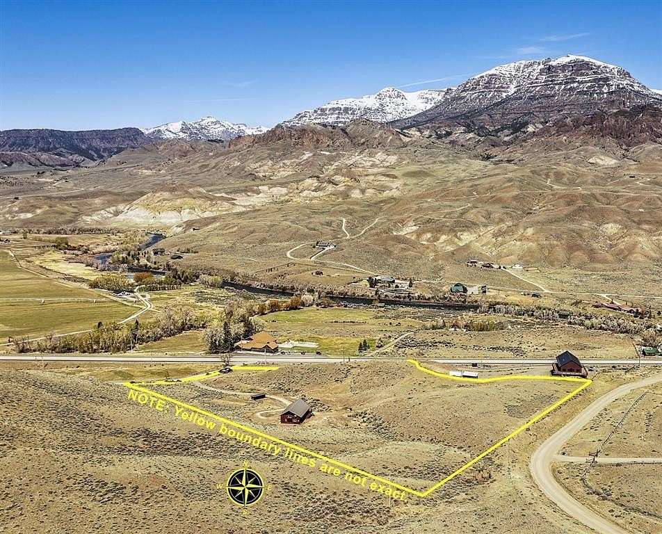 8.77 Acres of Land with Home for Sale in Cody, Wyoming