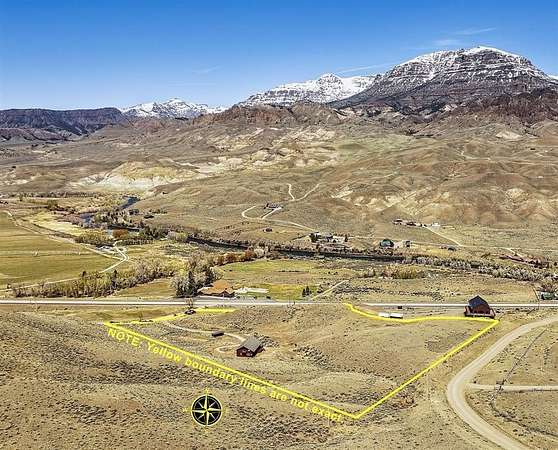 8.77 Acres of Land with Home for Sale in Cody, Wyoming