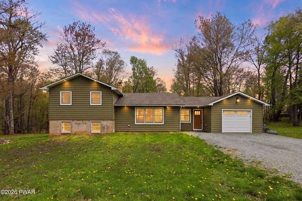 9 Acres of Land with Home for Sale in Beach Lake, Pennsylvania