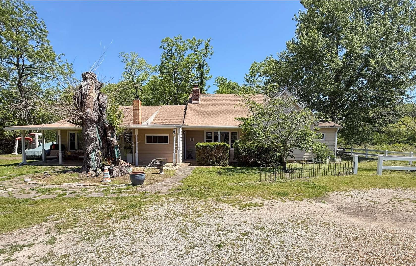 7 Acres of Land with Home for Sale in Fair Grove, Missouri