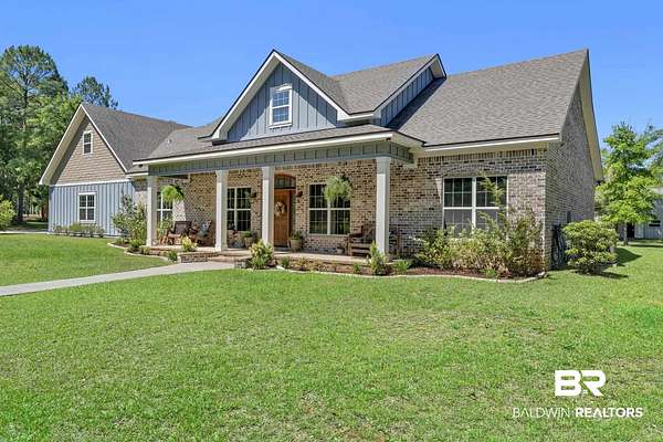 7 Acres of Land with Home for Sale in Robertsdale, Alabama