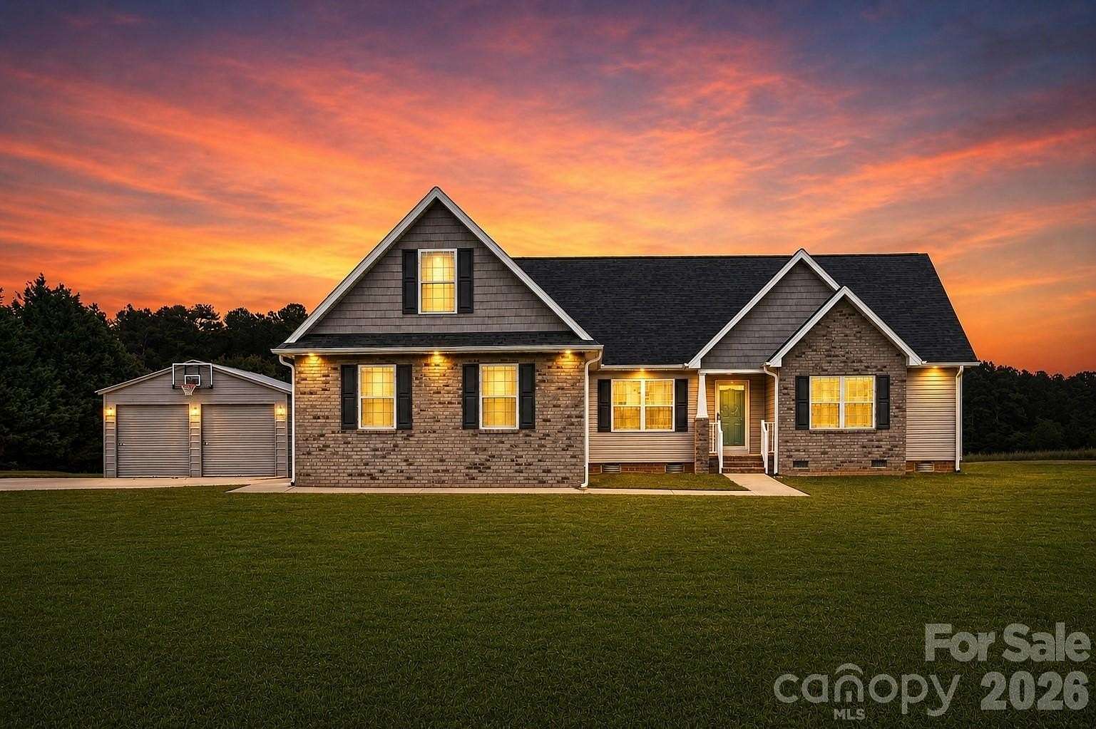 1.53 Acres of Land with Home for Sale in Forest City, North Carolina