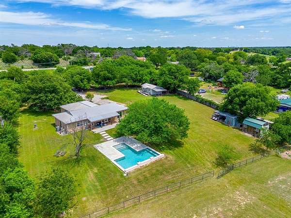 9.86 Acres of Land with Home for Sale in Azle, Texas