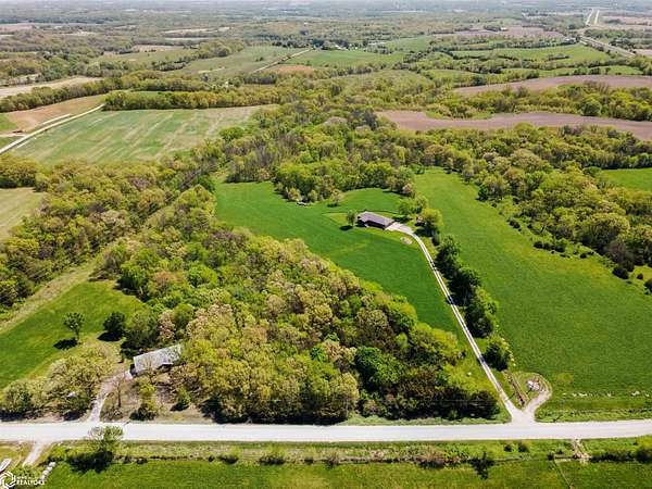 22.2 Acres of Recreational Land with Home for Sale in Lockridge, Iowa