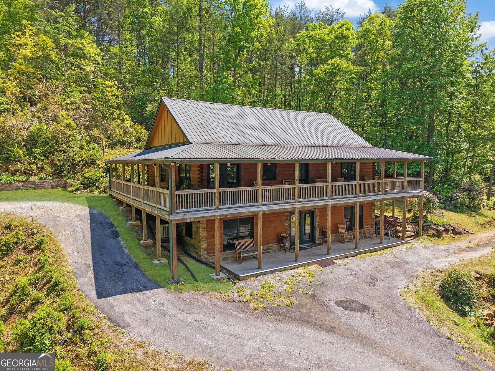 5.4 Acres of Land with Home for Sale in Dahlonega, Georgia