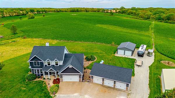 1.54 Acres of Land with Home for Sale in Pleasantville, Iowa