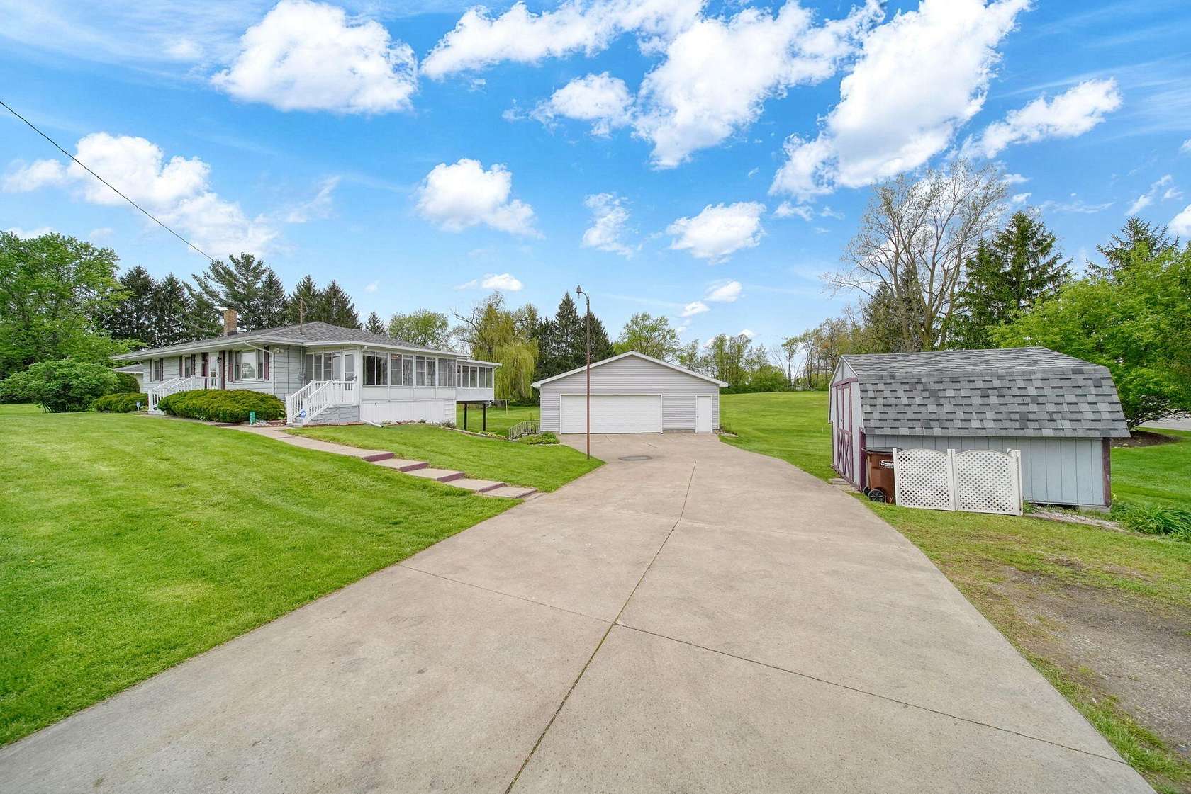 1.75 Acres of Land with Home for Sale in Jackson, Michigan