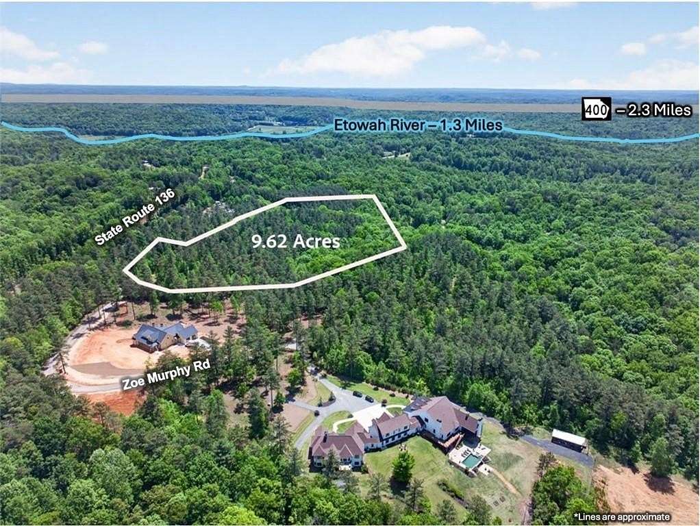 9.62 Acres of Residential Land for Sale in Dawsonville, Georgia