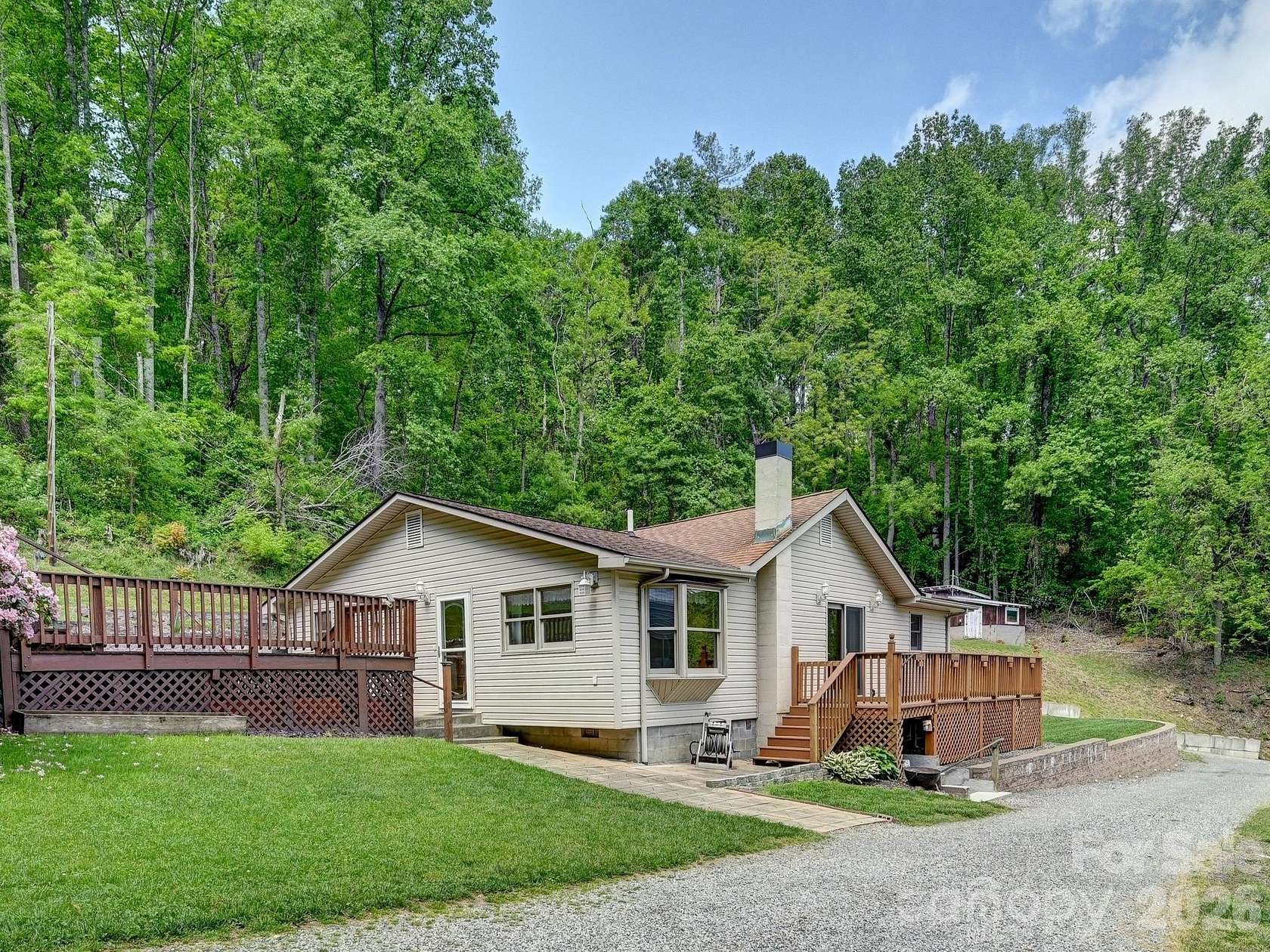 5.56 Acres of Land with Home for Sale in Weaverville, North Carolina