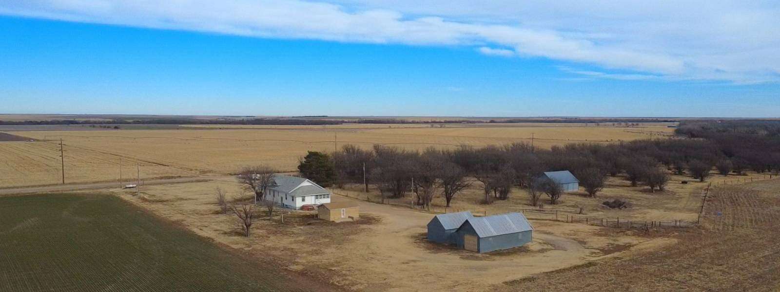 230 Acres of Agricultural Land with Home for Sale in Nekoma, Kansas