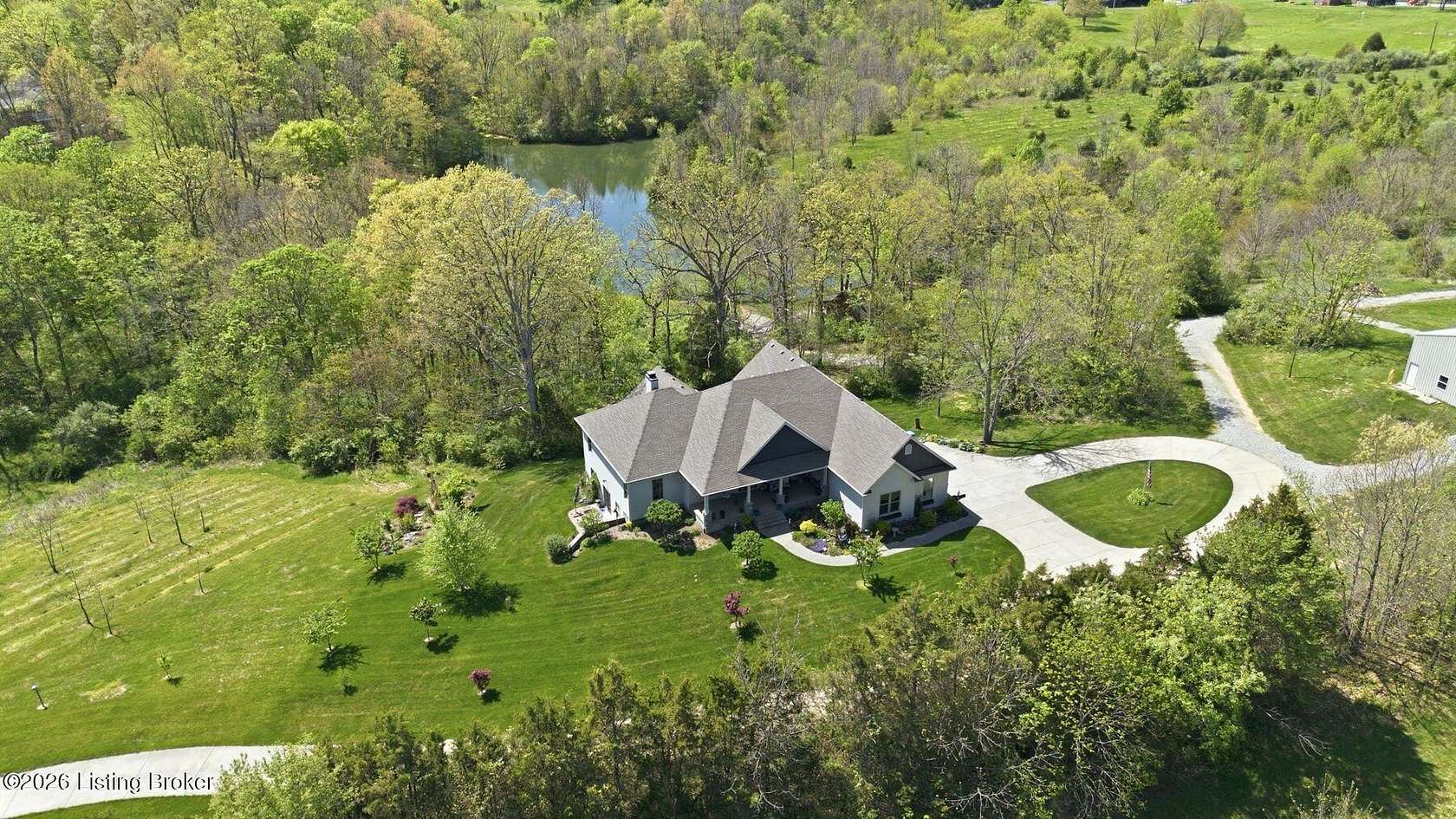23.5 Acres of Recreational Land with Home for Sale in La Grange, Kentucky