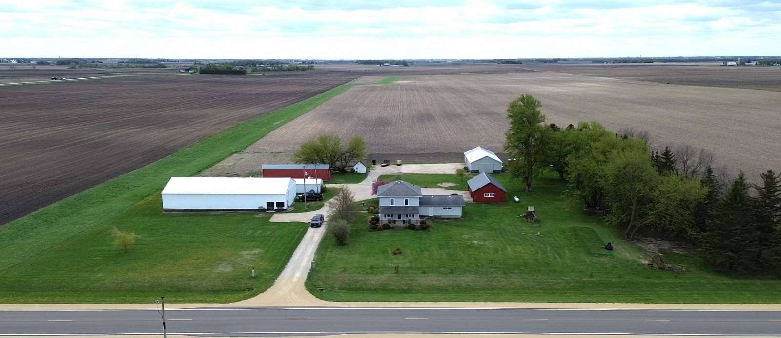5 Acres of Land with Home for Sale in Waltham, Minnesota