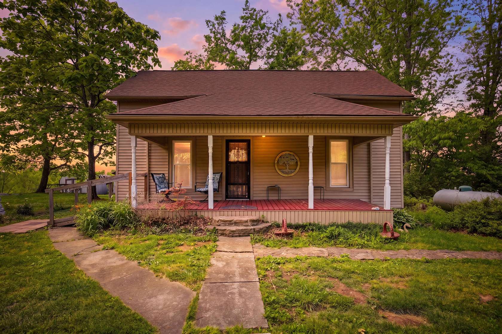 19 Acres of Land with Home for Sale in Lawrenceburg, Kentucky