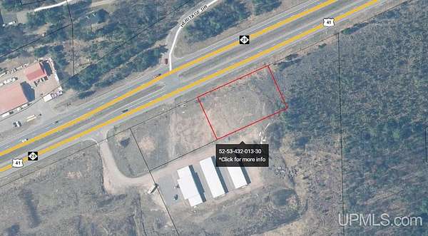 0.9 Acres of Commercial Land for Sale in Negaunee, Michigan