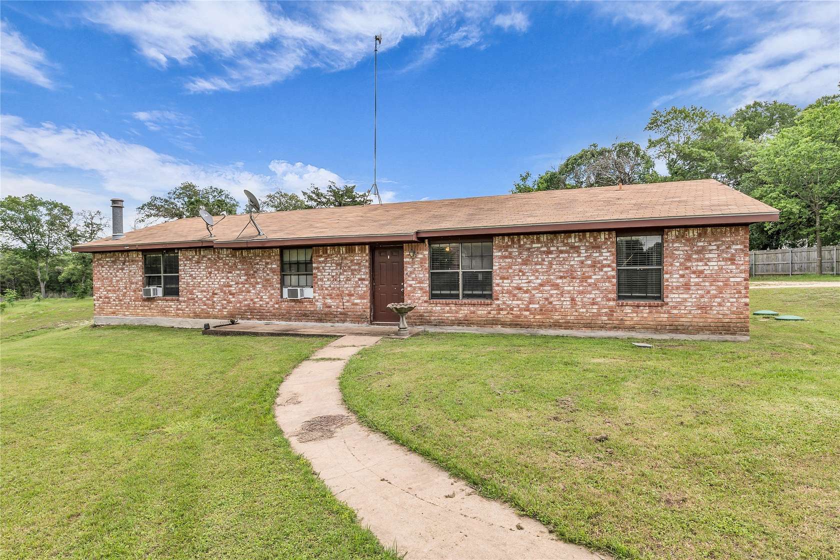 3.38 Acres of Land with Home for Sale in Bruceville, Texas