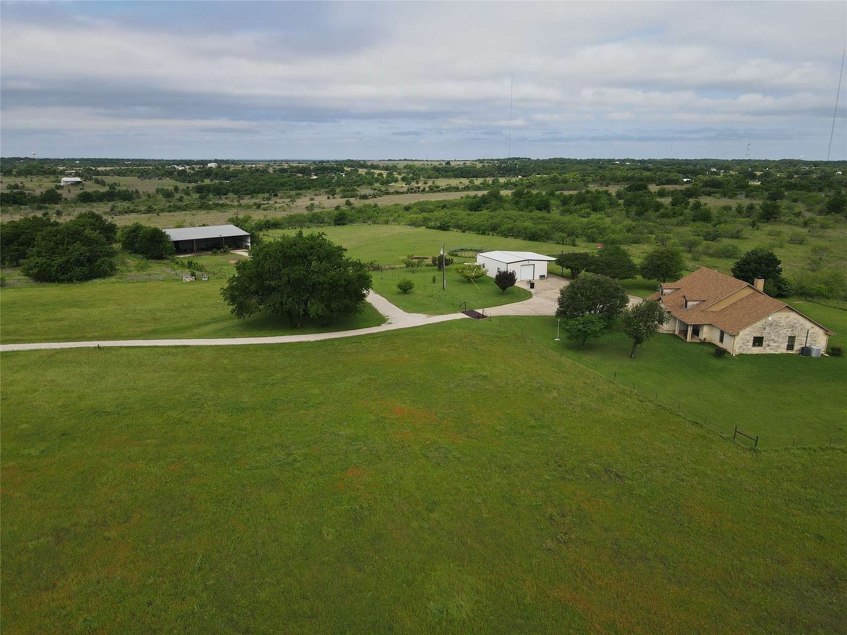 70 Acres of Land with Home for Sale in Moody, Texas