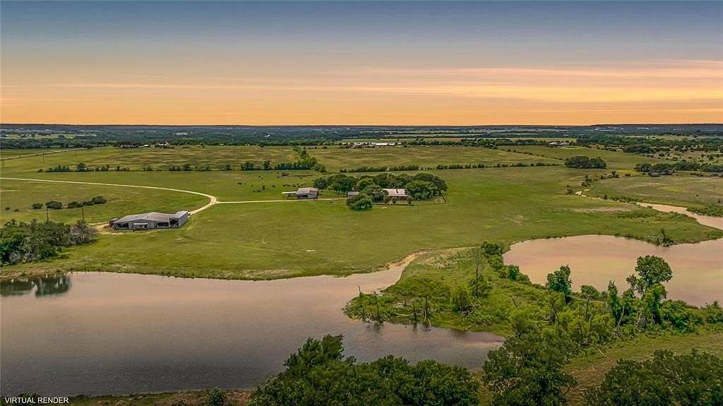 155 Acres of Land with Home for Sale in Clifton, Texas