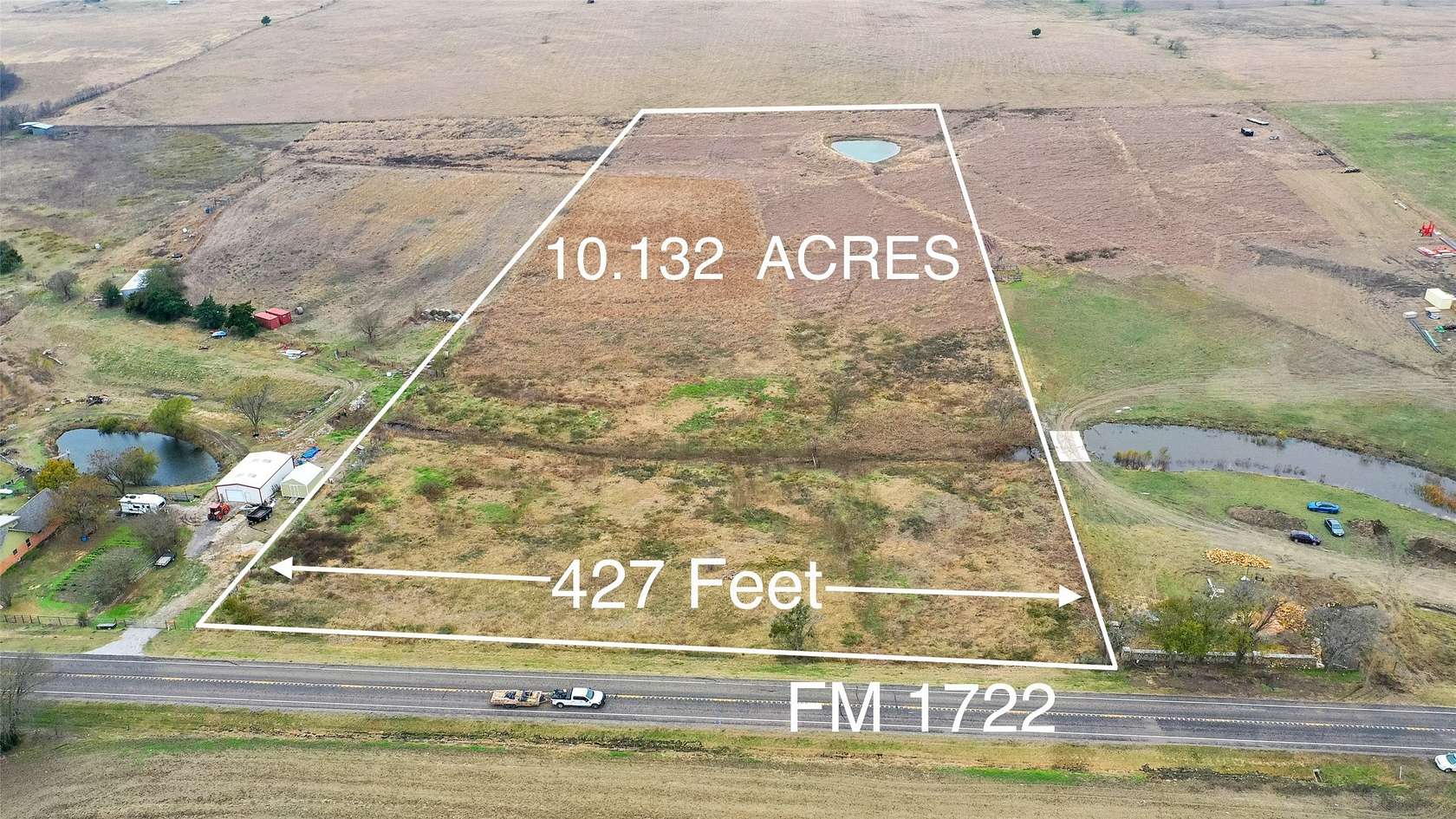 10.1 Acres of Land for Sale in Ennis, Texas