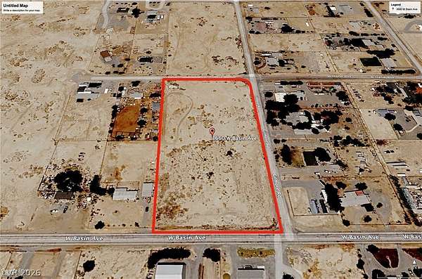 4.73 Acres of Residential Land for Sale in Pahrump, Nevada