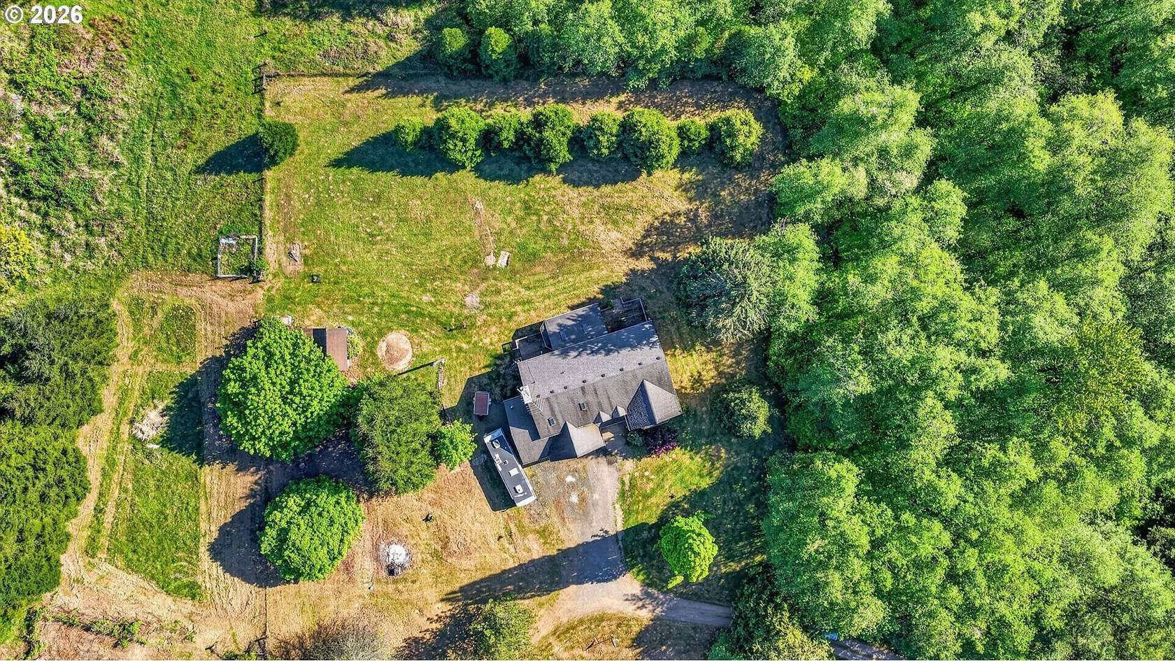 32.5 Acres of Recreational Land with Home for Sale in Rainier, Oregon