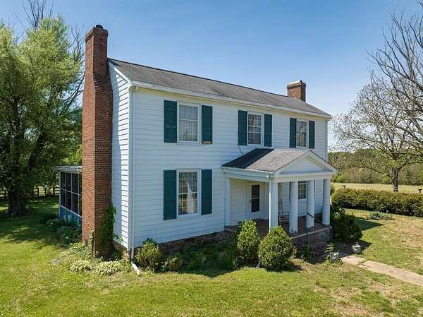 75 Acres of Agricultural Land with Home for Sale in Farmville, Virginia