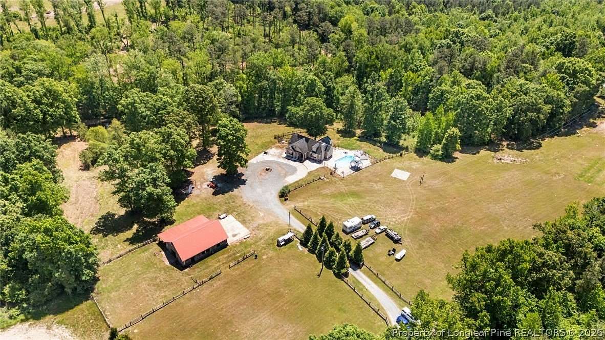 7.44 Acres of Land with Home for Sale in Cameron, North Carolina