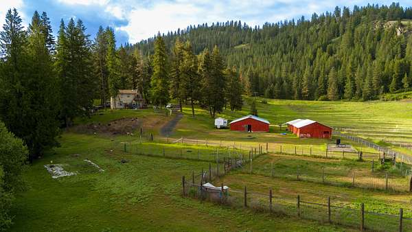 8.29 Acres of Land with Home for Sale in Addy, Washington