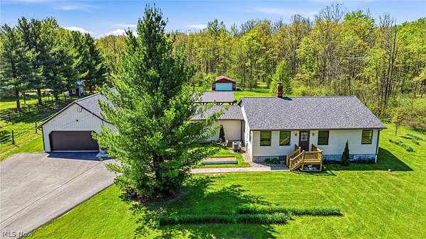 5.13 Acres of Land with Home for Sale in Middlefield, Ohio