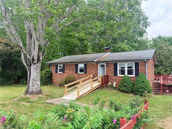 1.5 Acres of Land with Home for Sale in Elkin, North Carolina
