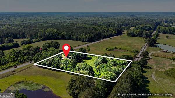 3.89 Acres of Land with Home for Sale in Senoia, Georgia