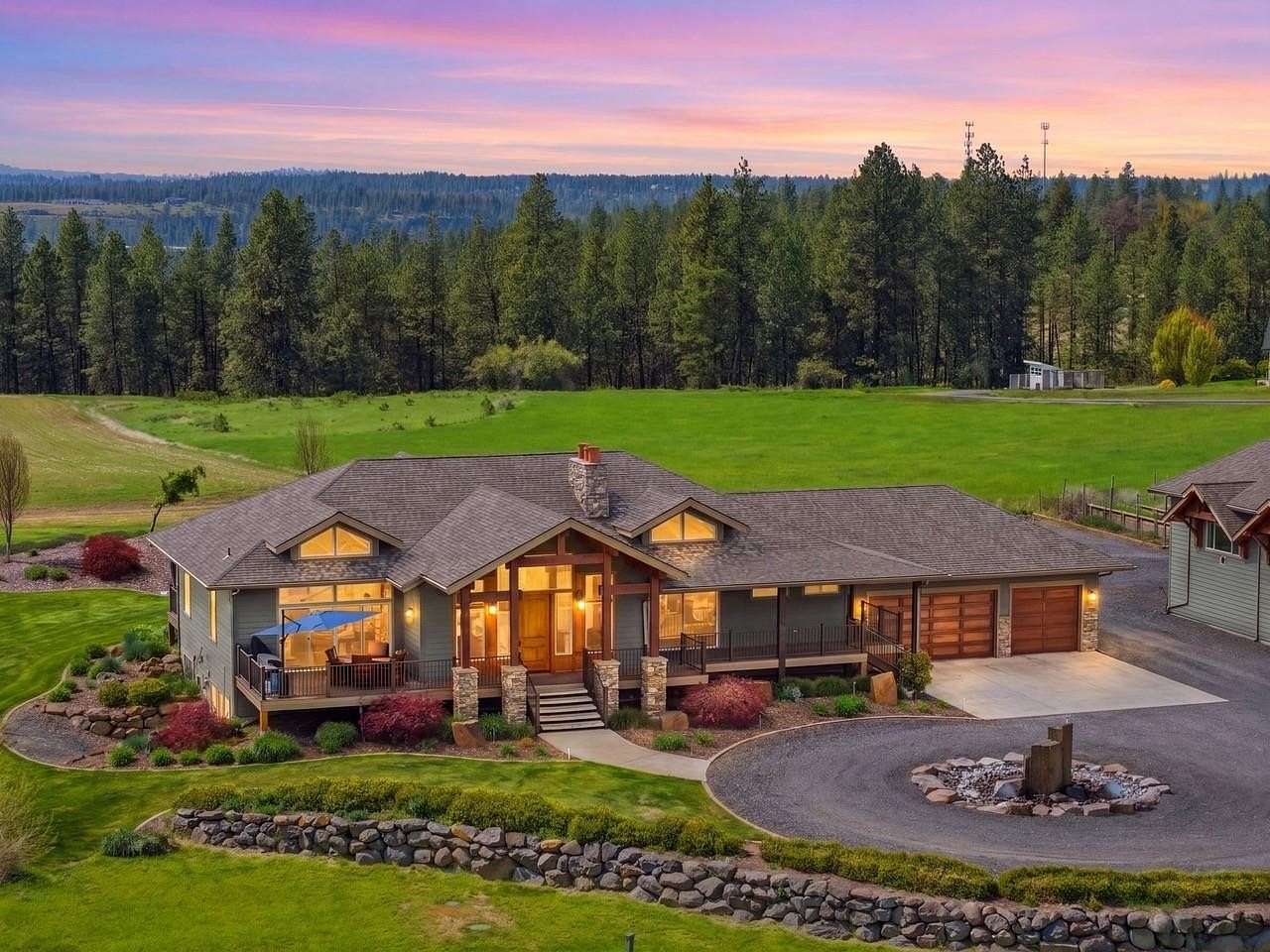 3.55 Acres of Land with Home for Sale in Spokane, Washington