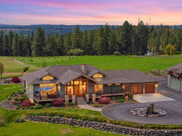 3.55 Acres of Land with Home for Sale in Spokane, Washington
