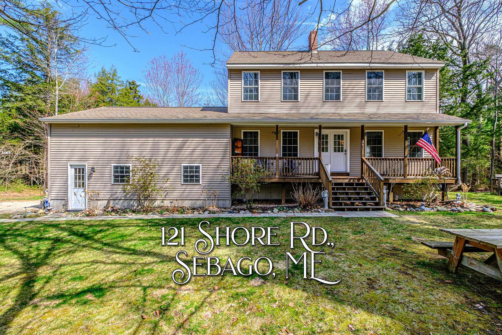 3 Acres of Land with Home for Sale in Sebago Town, Maine