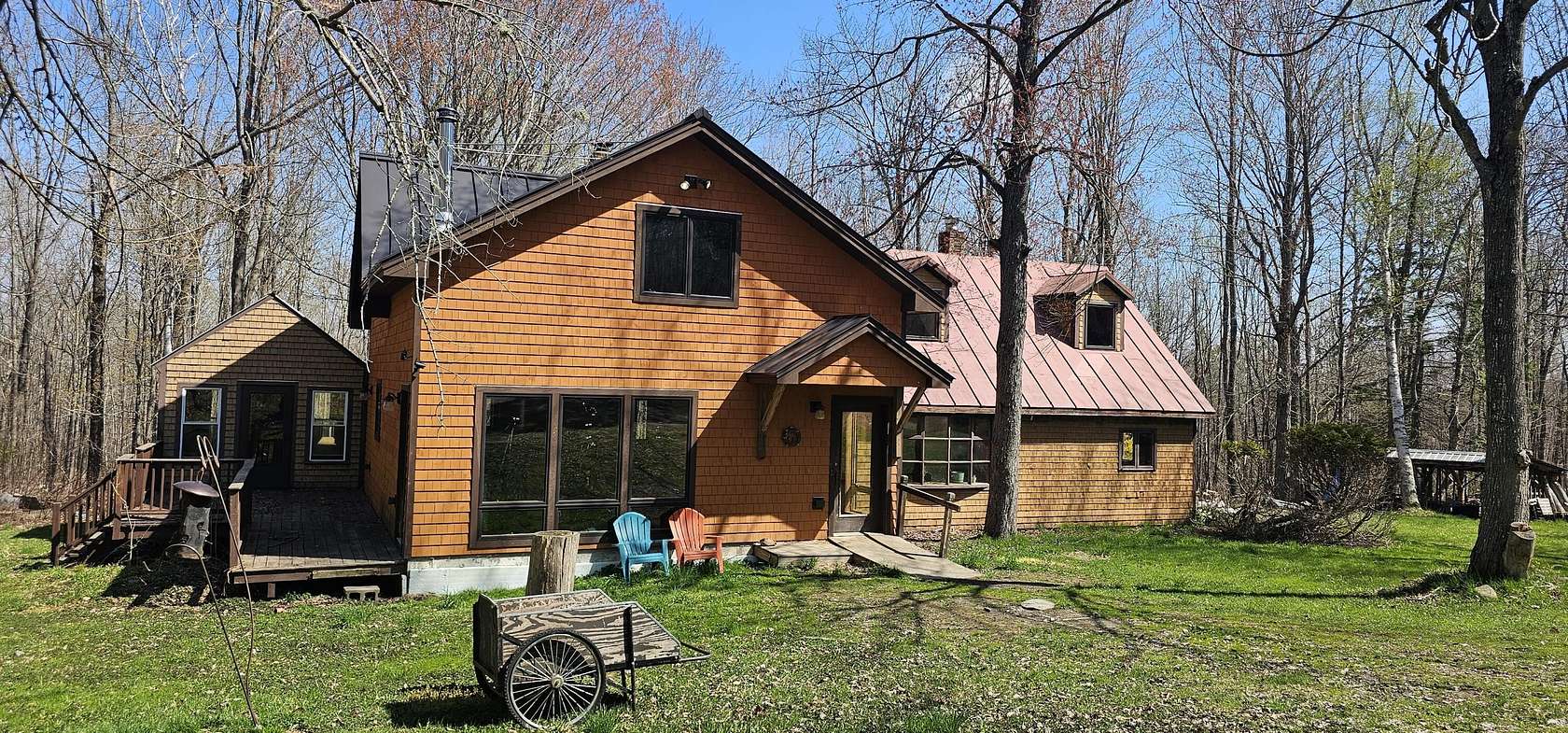 6 Acres of Land with Home for Sale in New Sharon, Maine